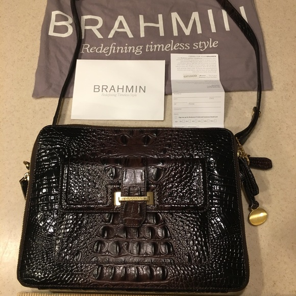 Brahmin Bags Brahmin Alligator Embossed Crossbody Purse Poshmark